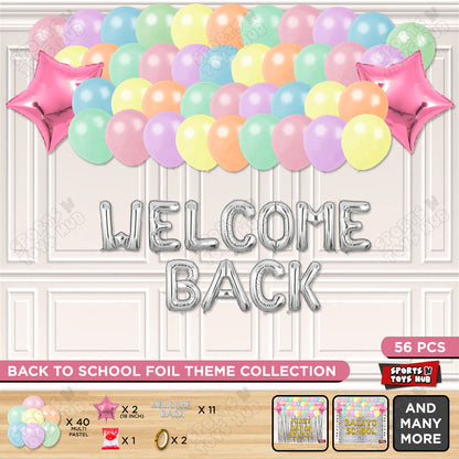 Welcome Back Foil Letters Theme Collection