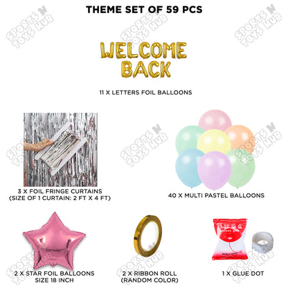 Welcome Back Foil Letters Theme Collection