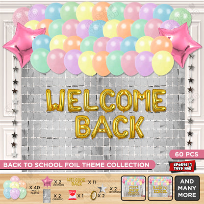 Welcome Back Foil Letters Theme Collection