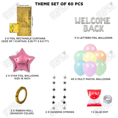 Welcome Back Foil Letters Theme Collection