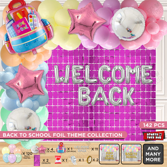 Welcome Back Foil Letters Theme Collection