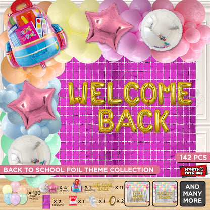 Welcome Back Foil Letters Theme Collection
