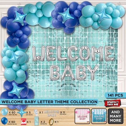 Welcome Baby Foil Letter Arch Theme