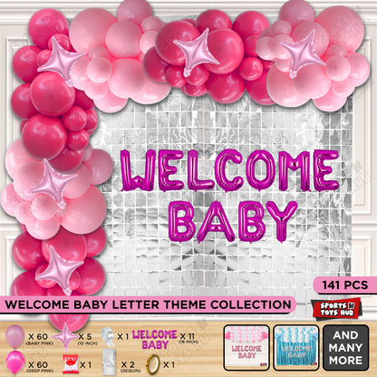 Welcome Baby Foil Letter Arch Theme