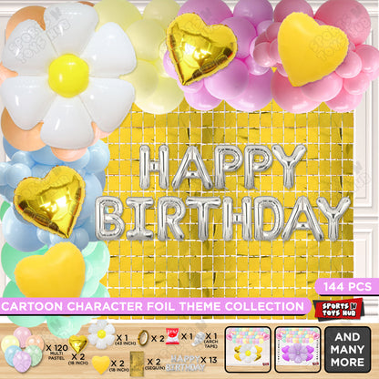 Daisy Flower Foil Letter Arch Theme Collection