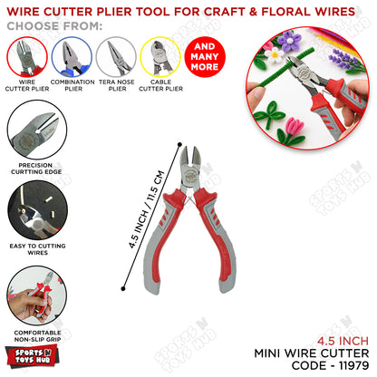 Wire Cutter Plier Tool For Craft & Floral Wires