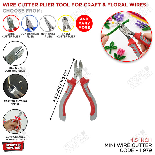 Wire Cutter Plier Tool For Craft & Floral Wires
