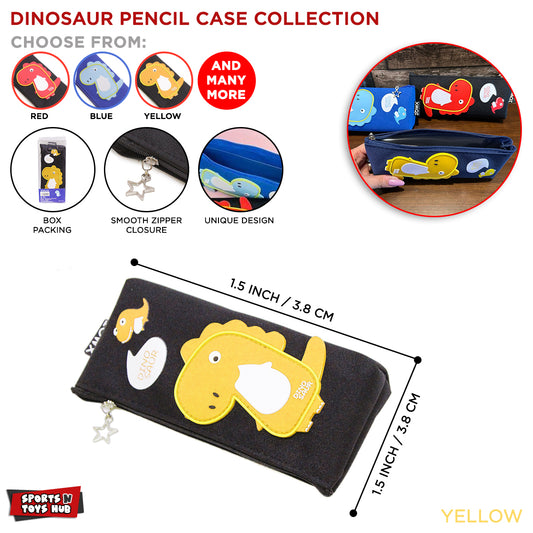 Dinasour Cartoon Printed Pencil Pouch Case