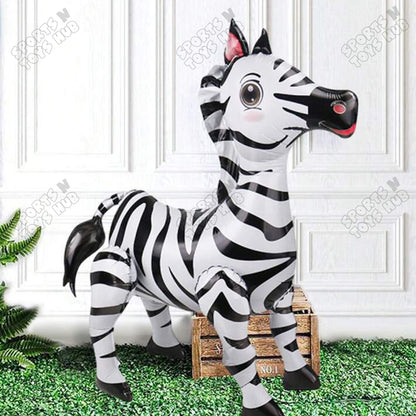 4D Zebra Foil Balloon 75x58 CM