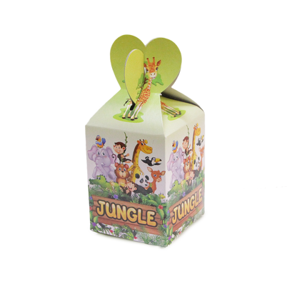 Cartoon Characters Jungle Theme Goodies Box