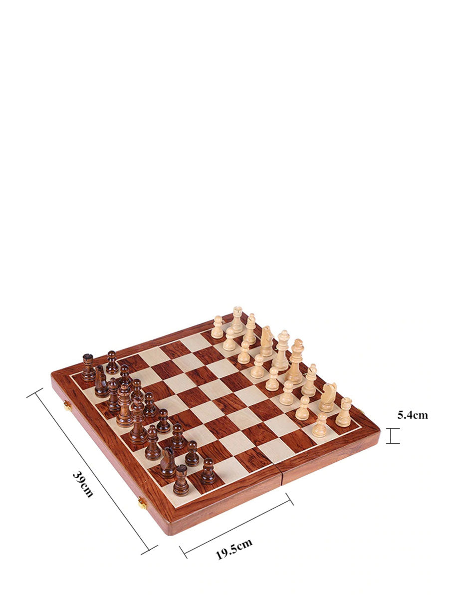 Portable Classic Wooden Chess Board Game