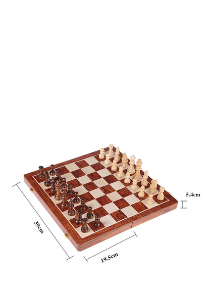 Portable Classic Wooden Chess Board Game