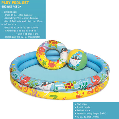 3 in 1 Bestway Play Pool Set - 51124