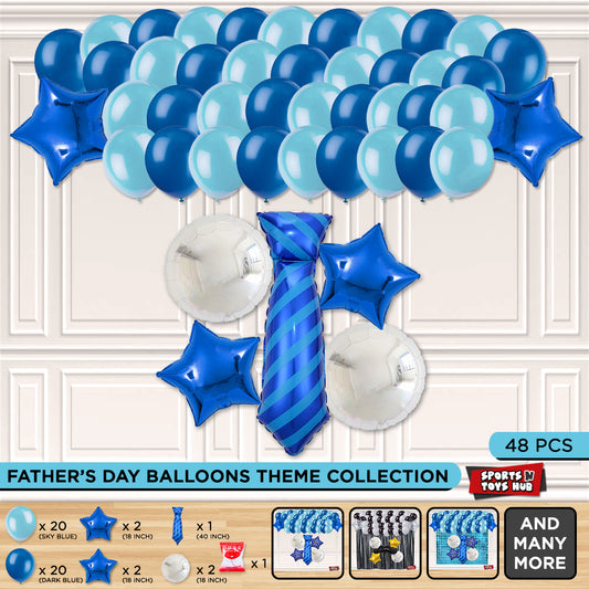 Tie Foil Balloon Set Garland Theme -  Pack Of 48