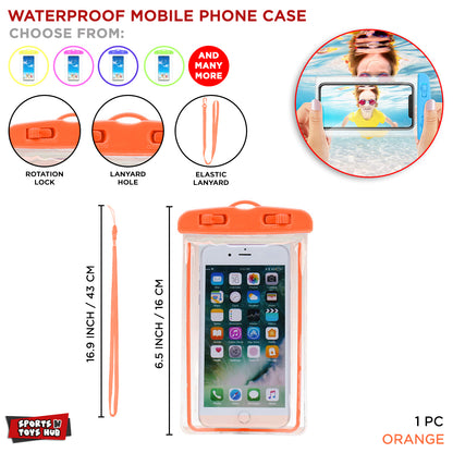 Underwater Waterproof Mobile Pouch – Touchscreen Dry Bag for Phones with Neck Strap