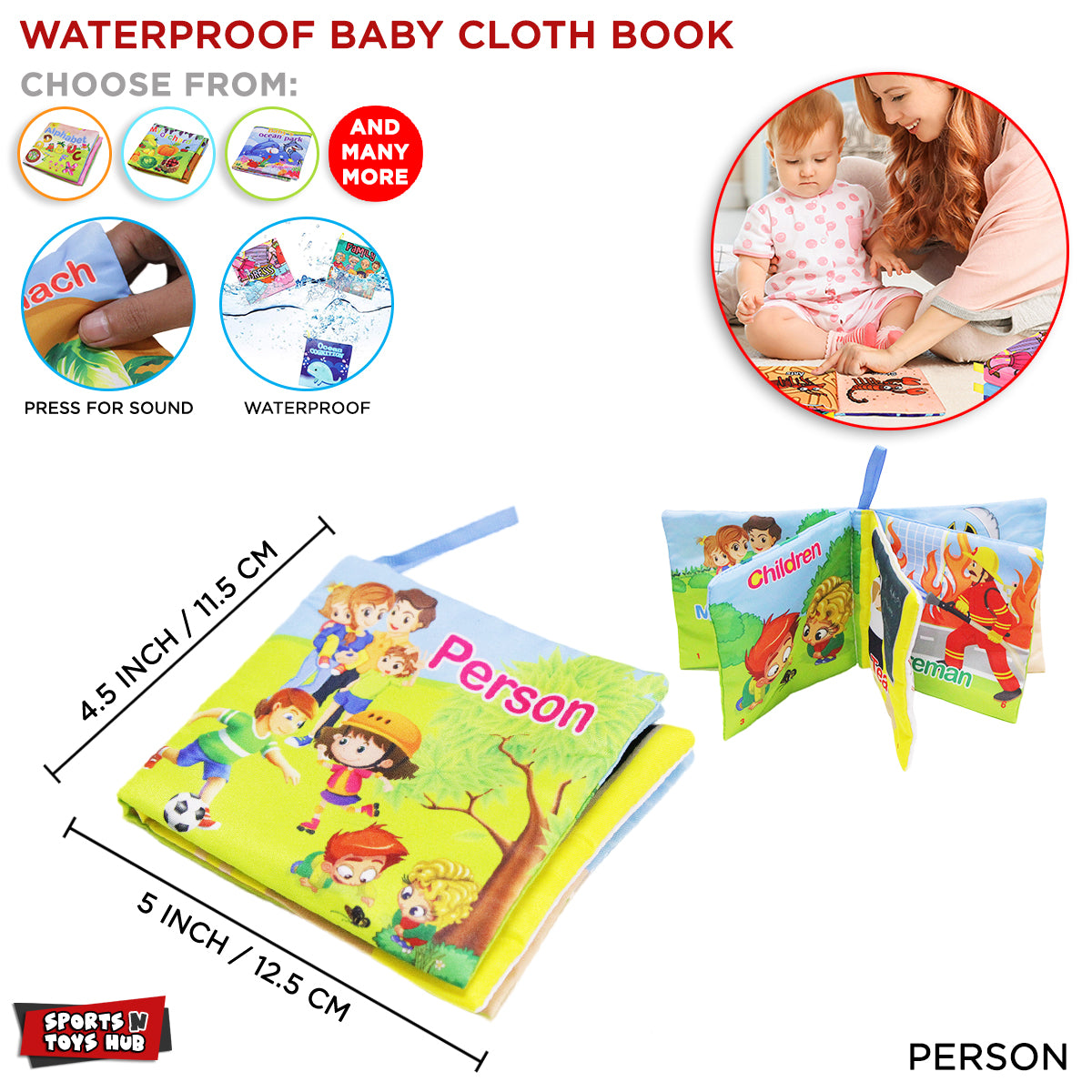 Baby Floating Cloting Bath Books Collection