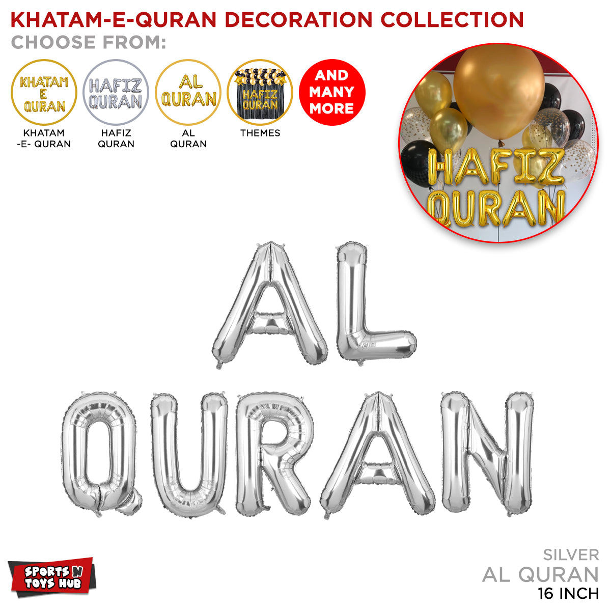 Al Quran Foil Letter Collection