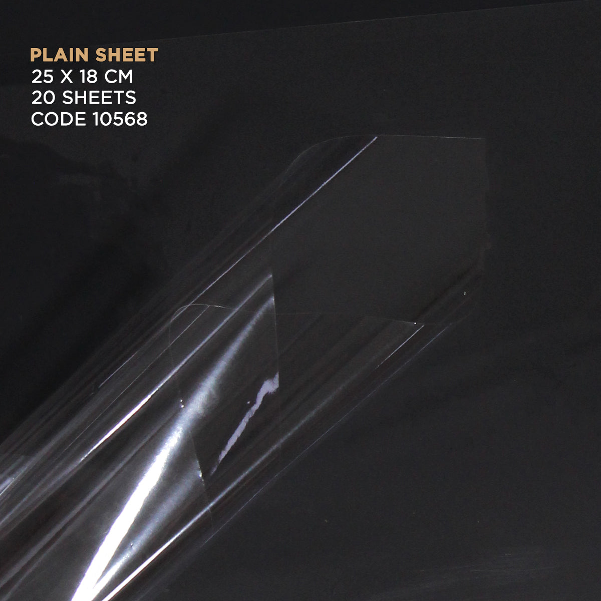 Clear Transparent OPP Cellophane Sheets - Pack of 20