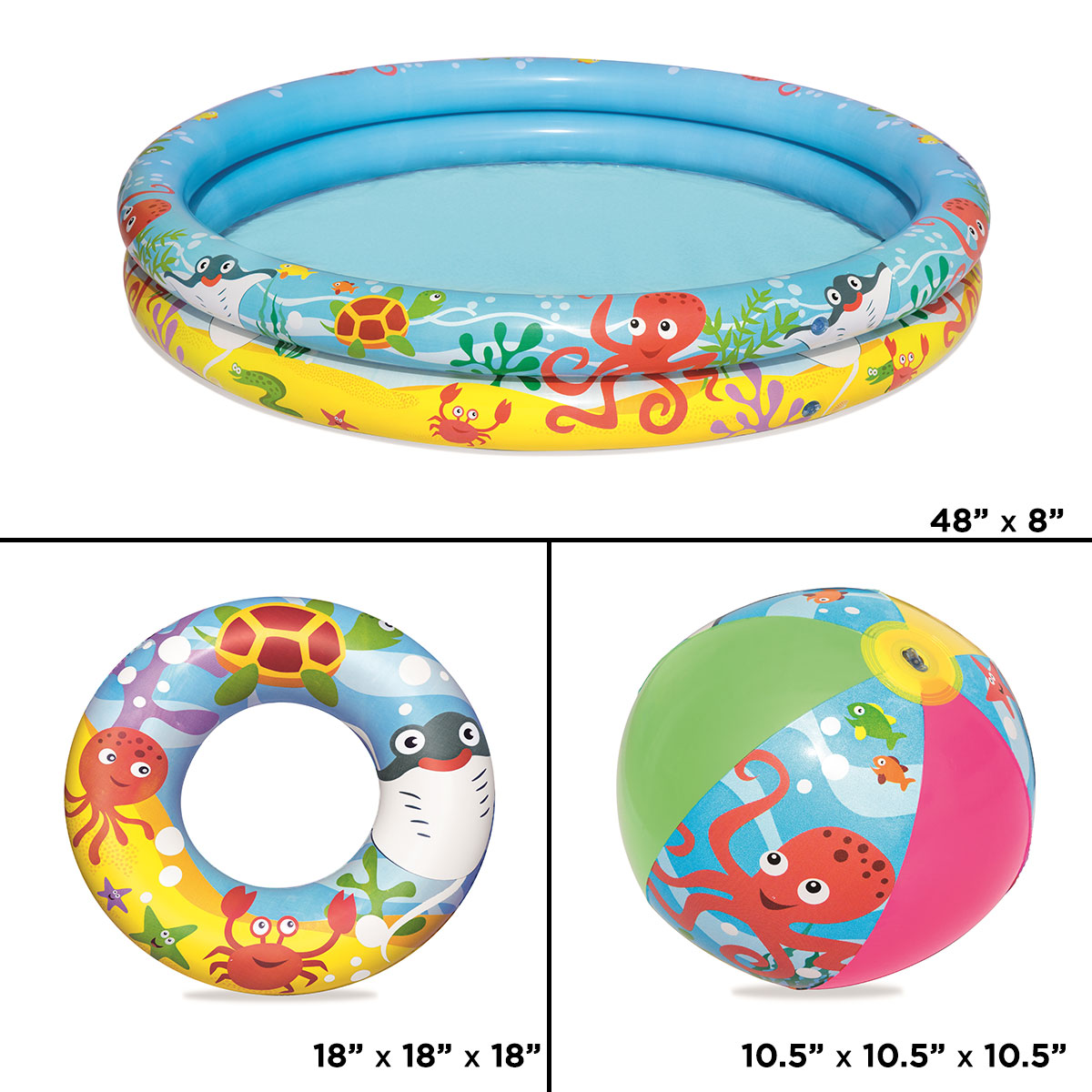 3 in 1 Bestway Play Pool Set - 51124