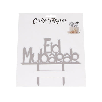 Eid Mubarak Imported Acrylic Cake Topper