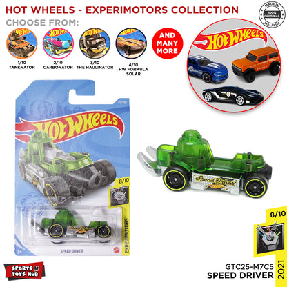Hot Wheels Diecast Speed Driver, Experimotors (2021) Series Model Toy Cars