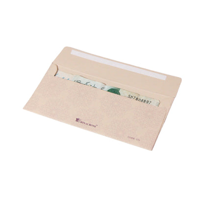 Eid Mubarak Printed Round Printed Money Envelope - Pack of 10 Assorted Colours
