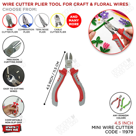 Wire Cutter Plier Tool For Craft & Floral Wires