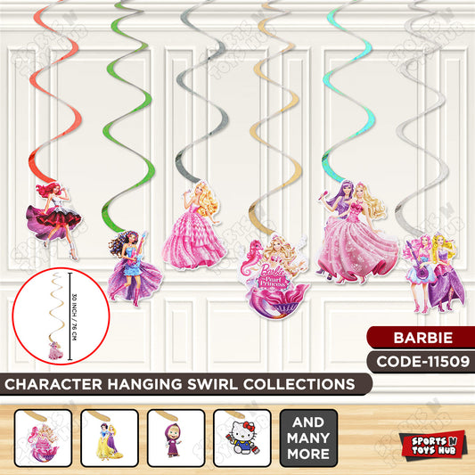 Barbie Cartoons Characters Swirls