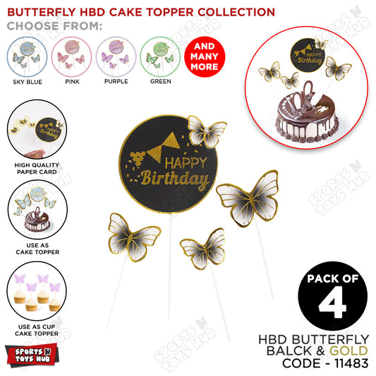 Happy Birthday Cardboard Cake Topper