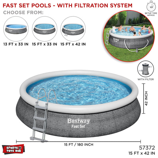 Bestway Fast Set Pools with Filter - 57372