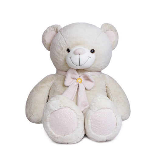 Big Teddy Bear Stuffed Toy, Soft Plush Teddies With Bow