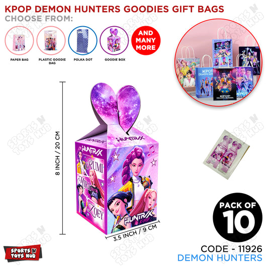 Cartoon Characters Kpop Demon Hunter Goodies Box - 10 Pcs