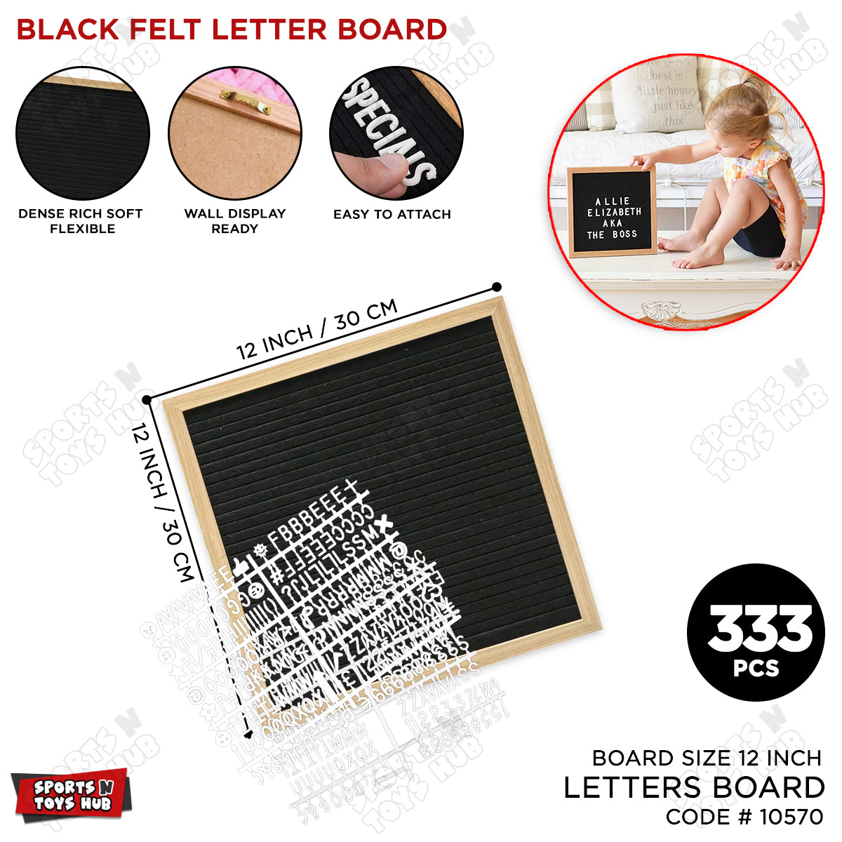 Black Felt Letter Board Collection