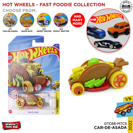 Hot Wheels Diecast Car-De-Asada Fast Foodie (2022) Series Model Toy Cars