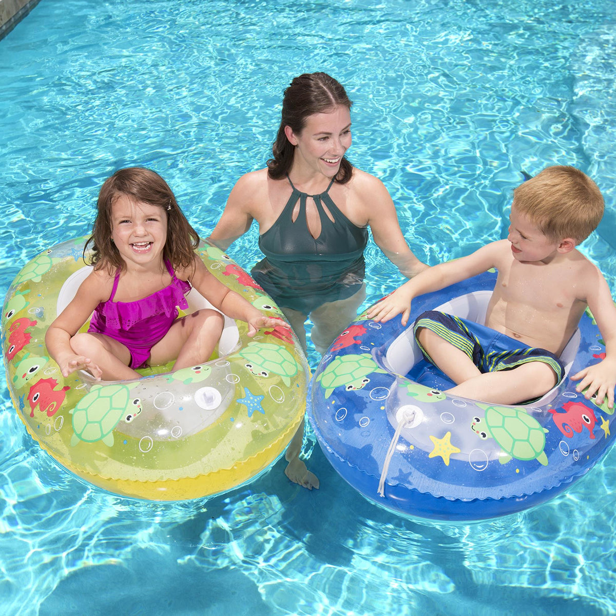 Bestway Inflatable Kiddie Raft Baby Boat Watercraft Inflatable Swim Boat - 34037