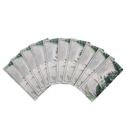 Printed Leaf Pattern Money Envelope