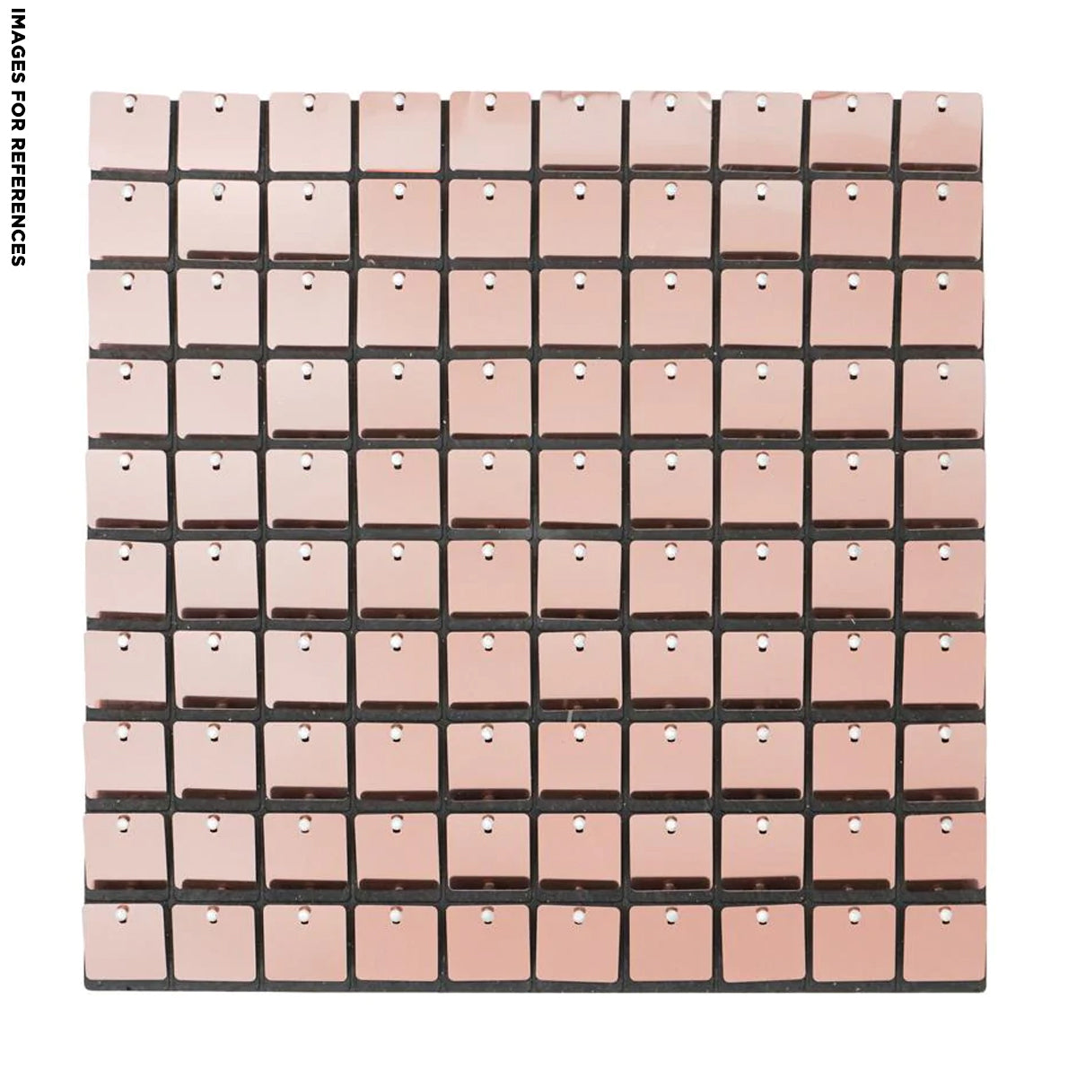 Shimmer Wall Panels - Rose Gold