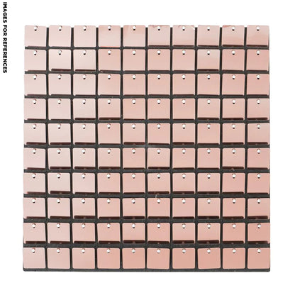 Shimmer Wall Panels - Rose Gold