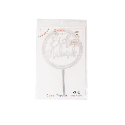 Eid Mubarak Acrylic Cake Topper