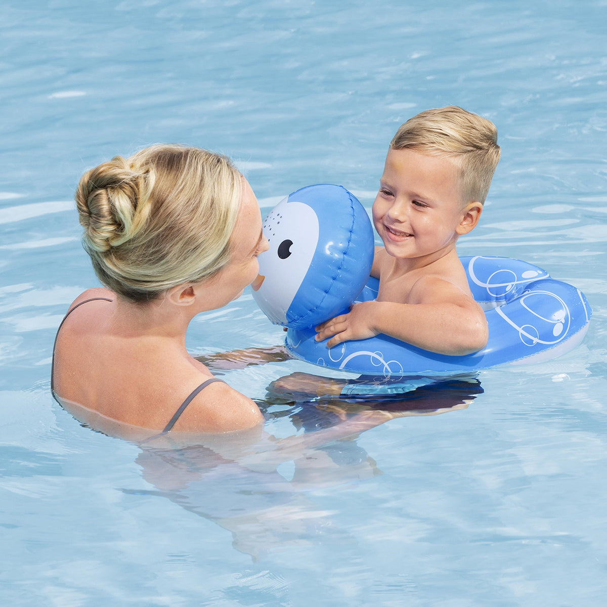 Bestway Cartoon Character Penguin Shape Swimming Ring Tube