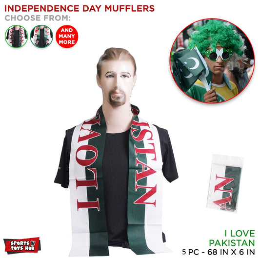 Independence Day Pakistan Cosplay Mens Muffler