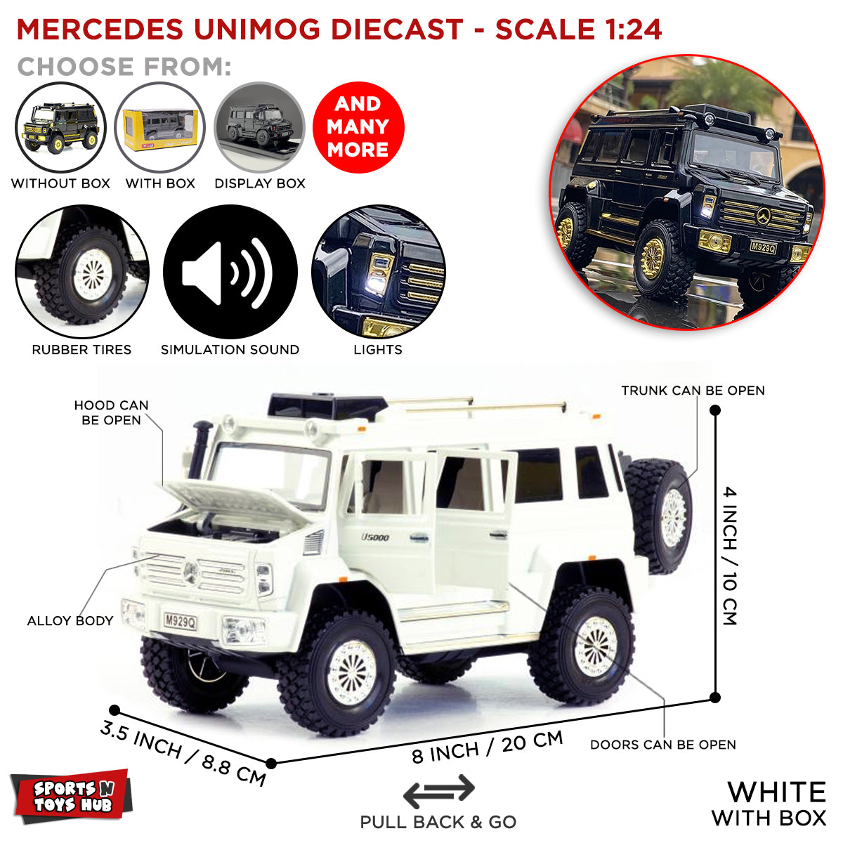 Mercedes_Benz 1:24 Diecast Scale Model Collection – Sports n Toys Hub