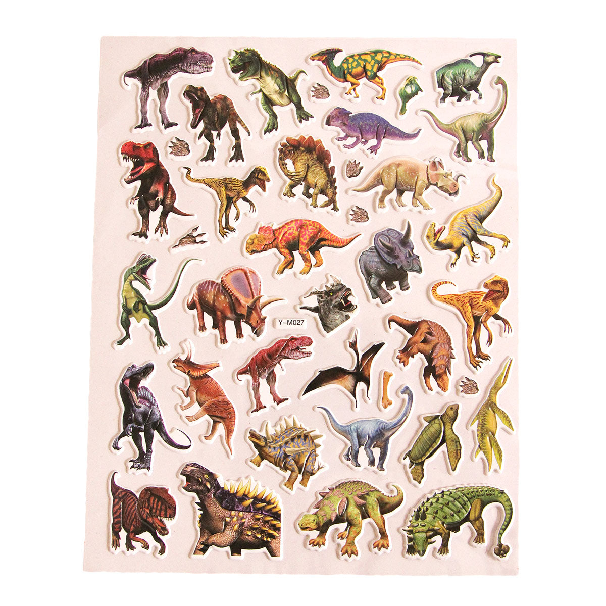3D Cartoon Character Dino Stickers