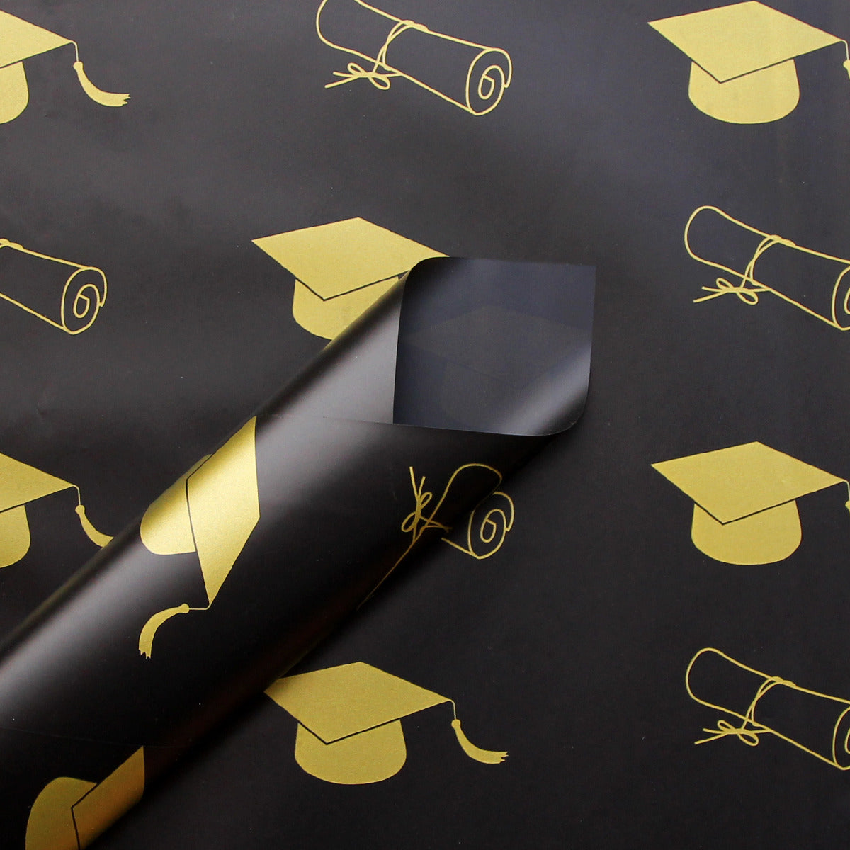 Graduation Cap & Degree Printed Translucent Sheets for Floral Wrapping or Gif Wrapping