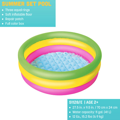 Bestway 2.3 Ft Inflatable Kiddie Swimming Pool For Kids - 51128