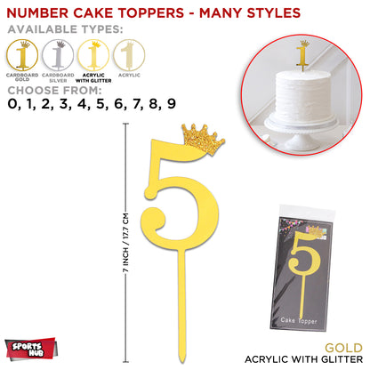 Numbers Cake Toppers Collection