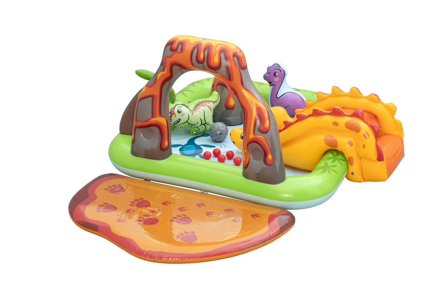 Bestway Volcano Springs Kids Inflatable Water Play Center and Pool 8 FT x 6 FT x 40 IN - 53172