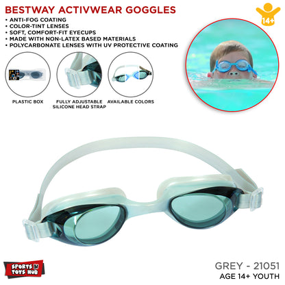 Bestway Eyewear Anti Fog Uv Protection Swimming Goggles - 21051