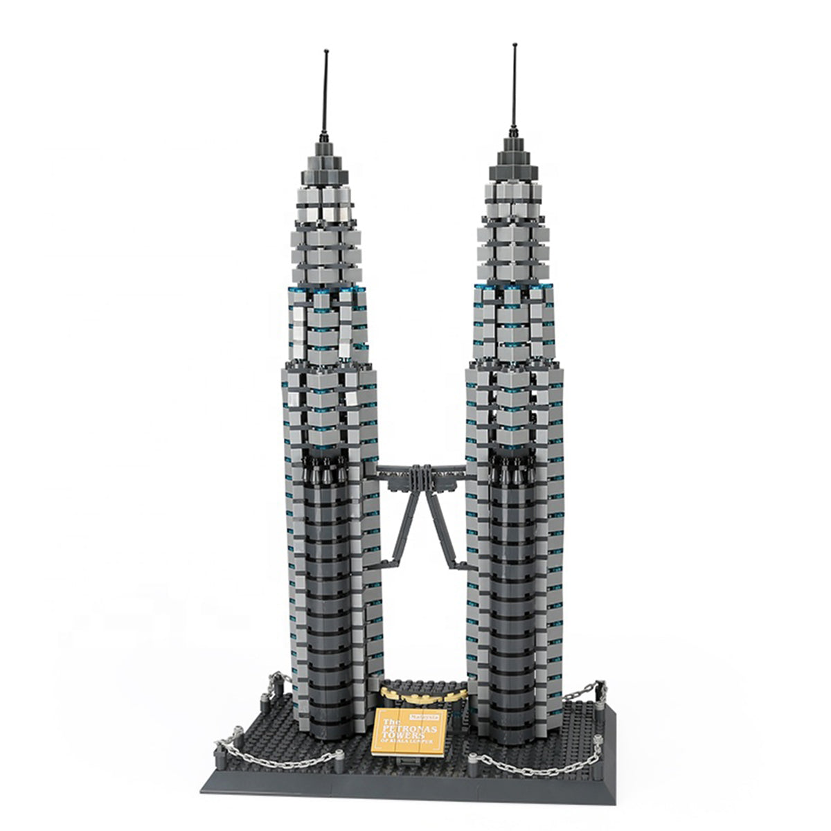 Petronas Twin Towers Construction Building Blocks - 5213