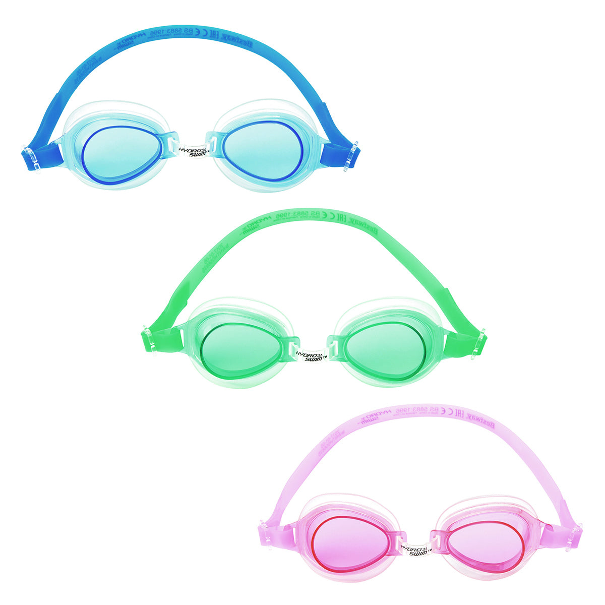 Bestway Swimming Goggles High Style Hydro Splash Swimming Kids Goggles - 21002